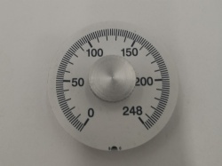 Dial 37mm(1.5inch) small size thermometer of bimetal mechanical for BBQ Grill Pizza Oven Use