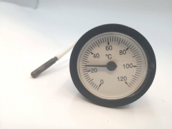 2.4inch(58mm) Capillary plastic dial thermometer with remote bulb